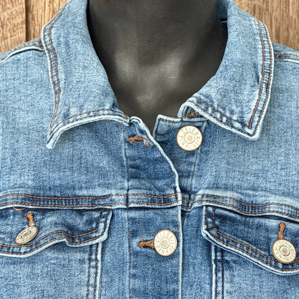 Celebrity Pink Denim Blue Women's Jacket - Picture 3 of 16